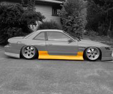 Порог пластиковый. Nissan Silvia, S13. Под заказ