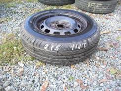 Одно колесо, летняя шина 185/65 R-14 с диском 5х100. 6.0x14" 5x100.00 ЦО 50,0 мм.