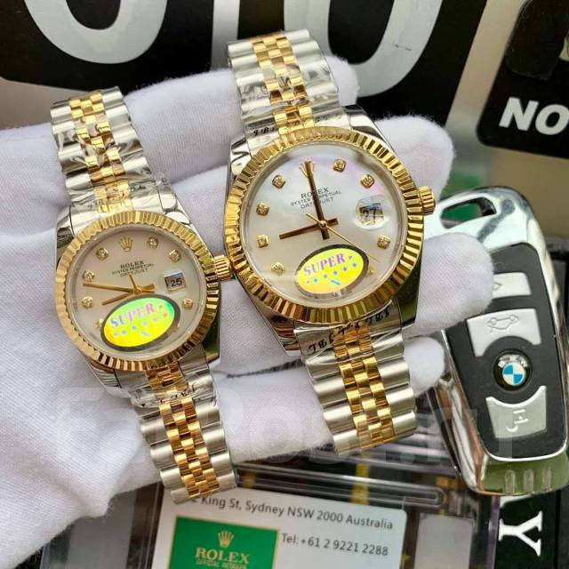 Jam couple rolex best sale