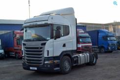 Scania G420LA. Scania G420 (Скания) тягач работал под тентванным п-п Шмитц . Пробег 1, 4x2