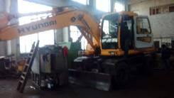 Hyundai R170W-7. Колесный экскаватор Hyundai 170 w7