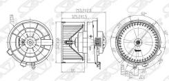 Мотор печки. Nissan: Qashqai+2, Rogue, X-Trail, Serena, Sentra, Dualis, Qashqai, Lafesta Двигатели: HR16DE, K9K, M9R, MR20DE, R9M, QR25DE, MR20DD