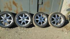 Колеса Fellini LS1 + резина Yokohama. 7.5/9.0x18" 5x114.30 ET43/44