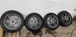 Колёса резина Dunlop Graspic DS-2 липучка R16 215/55 диски Kosei. 6.5x16" 4x114.30, 5x114.30 ET38