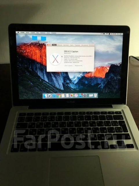 Apple MacBook 13. 13", 2����, ��� 8 ��, ���� 500���, WiFi: 1, Bluetooth: 1, ����������� �� 5��. ����