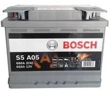 Bosch. 60 А.ч., Обратная (левое), производство Европа. Под заказ