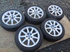 Продажа литые диски AUDI с летней резиной Yokohama 225/50R17 в Находке. 7.5x17" ET45