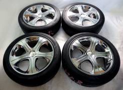 Диски Enkei Lowenhart c Bridgestone 245x45x19. 8.0x19" 5x112.00, 5x114.30 ET35 ЦО 73,1 мм.
