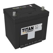 Аккумулятор Titan Standart 55D23R 6СТ-62.1 62Ач 550А (01.2019) во Владивостоке Titan. 62 А.ч., Прямая (правое), производство Россия