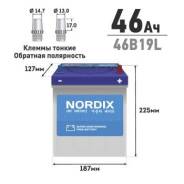 Nordix. 46 А.ч., Обратная (левое), производство Корея. Под заказ