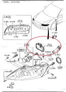 Крышка форсунки омывателя фар. Mazda Atenza, GG3P, GG3S, GGEP, GGES, GY3W, GYEW Mazda Mazda6, GG, GY Mazda Mazda6 MPS, GG