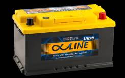 Аккумулятор Alphaline Ultra 58000 (LB4 80 А/ч). Скидка за старый 1200р во Владивостоке Alphaline. 80 А.ч., Обратная (левое), производство Корея
