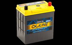 Alphaline Ultra 55B19L (50 А/ч). Увеличенная емкость. Скидка 500р во Владивостоке Alphaline. 50 А.ч., Обратная (левое), производство Корея