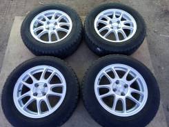 Диски литые Roadline 15" 4x100 + 195/65 Goodyear зимние . 6.0x15" 4x100.00 ET43 ЦО 67,0 мм.