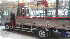 Isuzu Elf. Продам с КМУ и аппарелью, 4 300 куб. см., 3 000 кг., 4x2
