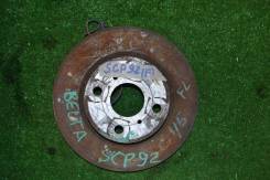 Диск тормозной. Toyota: Vios, Vitz, Prius C, Corolla Axio, iQ, Porte, Passo Sette, Probox, EQ EV, Yaris, Spade, Corolla Fielder, Succeed, Belta, Aqua...
