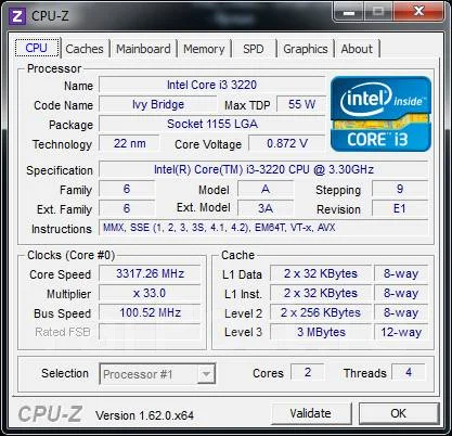 Intel Core i3-3220 ����