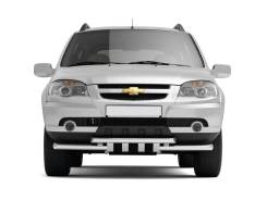 Защита бампера. Chevrolet Niva, 21236 Двигатели: Z18XE, BAZ2123