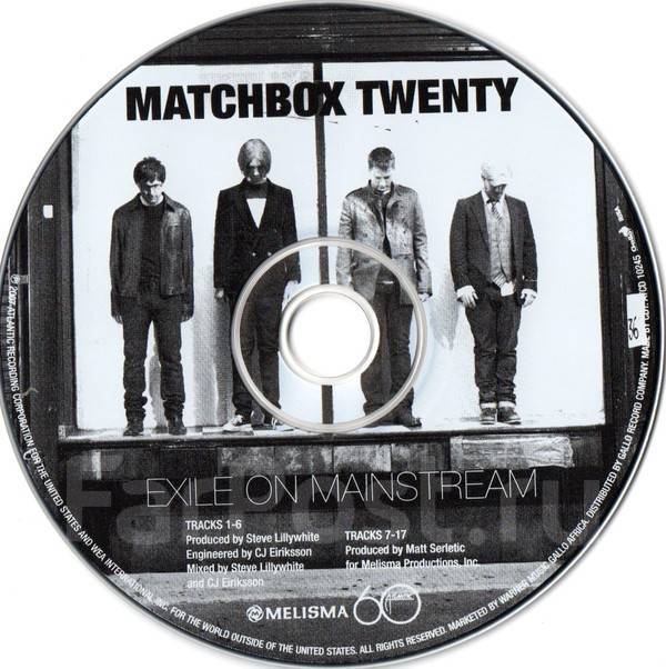 matchbox 20 exile on mainstream cd