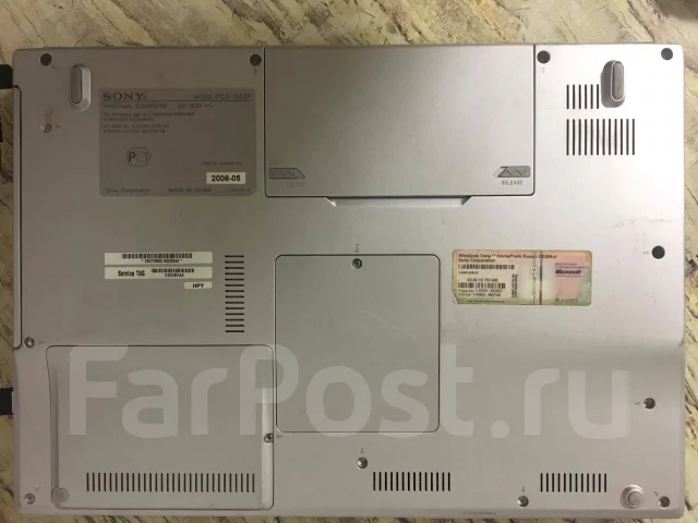 Sony VAIO VGN. 15.4", 2,4����, ��� 4 ��, ���� 300���, WiFi: 1, Bluetooth: 1 ����