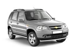 Накладка на порог. Chevrolet Niva, 21236 Двигатели: Z18XE, BAZ2123
