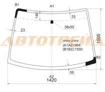 Стекло лобовое. Mazda Premacy, CP8W, CPEW