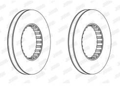 Диск тормозной не вентилируемый VOLVO Techno Brake 960457