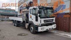 Daewoo Novus. с КМУ Horyong HRS206 в наличии, 10 964 куб. см., 15 000 кг., 6x4