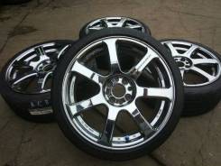 Work Emotion XT7 + Bridgestone Potenza S001. 7.0x17" 4x100.00 ET42