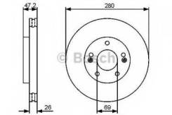Тормозной диск Bosch 0986479460 Hyundai / Kia (Mobis): 517121H000 517121H100 51712-1M000 517122K100 517121D100 BD1324 Hyundai Elantra (Fd). Hyundai в Екатеринбурге Тормозной диск Bosch 0986479460 Hyundai / Kia (Mobis): 517121H000 517121H100 51712-1M000 517122K100 517121D100 BD1324 Hyundai Elantra (Fd). Hyundai
