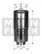 Топливный фильтр Mann-Filter WK854/1 Fiat / Lancia / Alfa: 46807036 9949267. Hyundai / Kia (Mobis): 0K55212603A 31300-3E200 313003E000 31922-3E10A