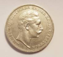 3 марки 1912 А, Пруссия, серебро, оригинал
