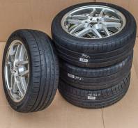 Диски с резиной из Японии Amistad 8Jx19'' 5x114.3 ET39 D73.1. 8.0x19" 5x114.30 ET39 ЦО 73,1 мм.