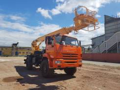 КамАЗ. Автогидроподъемник 22м на Камаз 43502, 6 700 куб. см., 22,00 м.