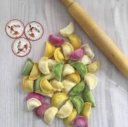 Вареники разноцветные