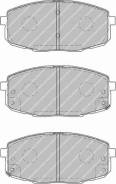 Комплект тормозных колодок диско Ferodo FDB1869 Hyundai / Kia (Mobis): 0K2JA3328ZA 581012LA00 0K2JA3328Z 581011HA00 58101-1HA10 581011HA20 581011MA00