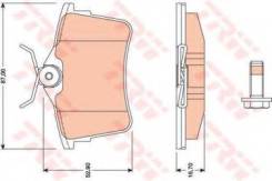 Тормозные колодки gdb1799 Trw GDB1799 Citroen / Peugeot: 425415 425414 1608520480 425429 24765 Citro?n Berlingo (B9). Citro?n Berlingo C Бортовой