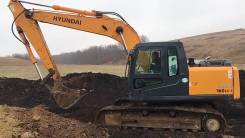 Hyundai R160LC-7. Экскаватор гусеничный Hyundai 160 LC 7
