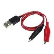 Провод-адаптер USB(male)-крокодилы во Владивостоке Адаптеры.