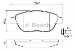 Комплект тормозных колодок диско Bosch 0986494038 Citroen / Peugeot: 425370 425471 425222 425235 425492 425418 425489 425331 425339 425385 425250