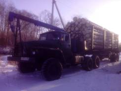 Урал 44202. Продам (тягач) с полуприцепом и краном, 11 000 куб. см., 15 000 кг., 6x6