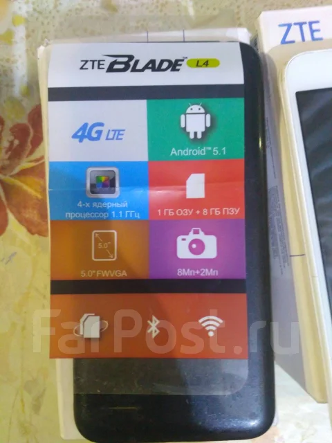 ZTE Blade L4. �/�, ������, 3G, 4G LTE ����