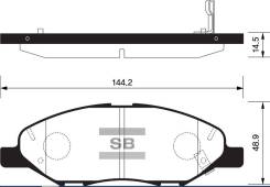 Колодки тормозные. Nissan: Wingroad, Cube Cubic, Latio, Tiida, Bluebird Sylphy, Cube, Sylphy, Tiida Latio, AD, March, Note, Livina Mitsubishi Lancer...