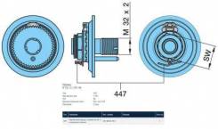 Гайка м32х2/sw46 ступицы eco+ 2 bpw Bpw 09.001.37.03.0 Bpw: 09.001.37.03.0 0900137030