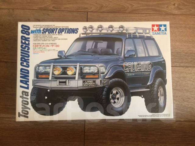 Tamiya toyota land cruiser 80 with sport options 1 24