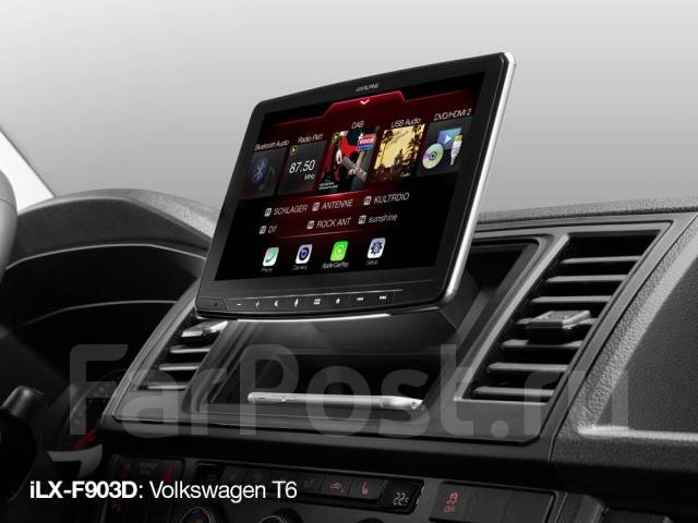 Магнитола Премиум Alpine iLX - F 903 D Топовая Новинка с 9" Экраном, 1 ...
