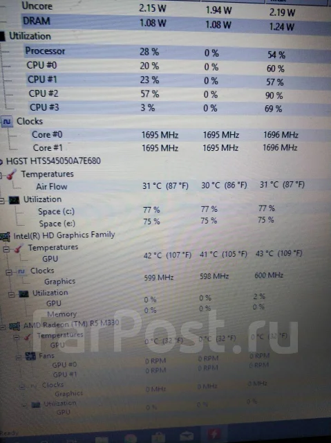 HP 15-ac011ur. 15.6", 3,4����, ��� 12 ��, ���� 465���, WiFi: 1, Bluetooth: 1, ����������� �� 2��. ����