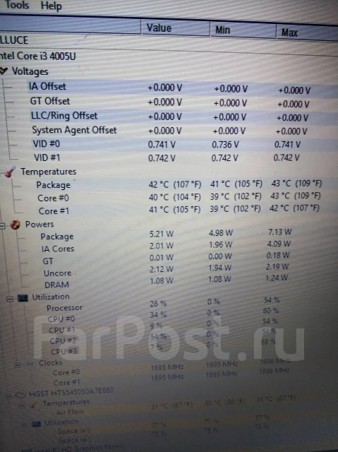 HP 15-ac011ur. 15.6", 3,4����, ��� 12 ��, ���� 465���, WiFi: 1, Bluetooth: 1, ����������� �� 2��. ����