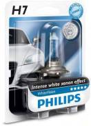 Лампа галогеновая H7 WhiteVision +60% 4300K 12V 55W PX26d B1 Philips 12972WHVB1