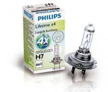 Лампа 12V H7 55W PX26d C1 LongLife EcoVision Philips 12972LLECOC1